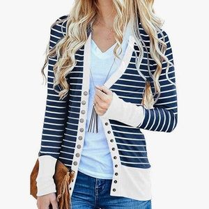 Long Sleeve Button Down Cardigan